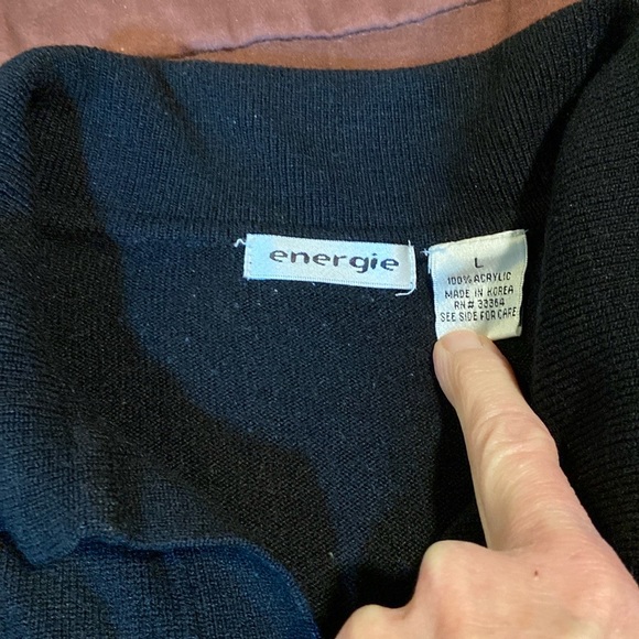 Women’s Crop Sweater by Energie Brand.  GUC! - Picture 7 of 16